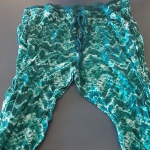 Tie Dye Blue Pajama Pants